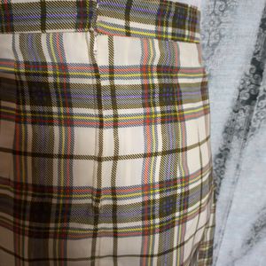 Vintage Checked Skirt