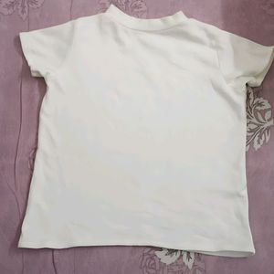 Plain White Fitted T-Shirt