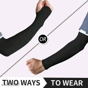 Black Arm Sleeves Pack Of 2pair