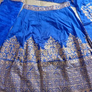 Royal Blue Colour Lehenga Choli For Women