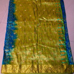 Full Maggam Work Pure Kanjeevaram Silk Saree