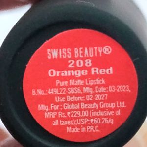 Swiss Beauty Lipstick