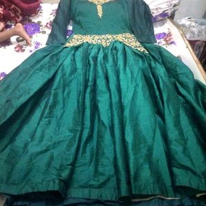 Barbie Gown With Full Ghera About 8 Mtrs.