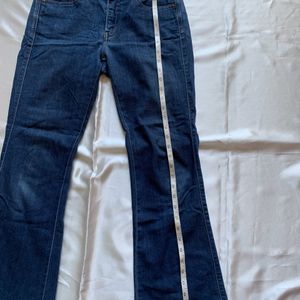 Women Blue Pant Bellbottom Style