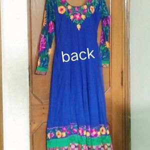 BRAND New Anarkali long dress with embroidery