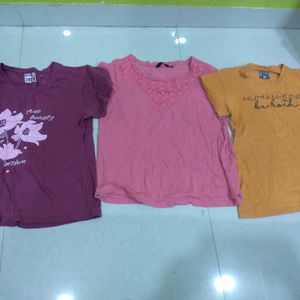 Combo Of 3 T Shirts Fits Xl And L