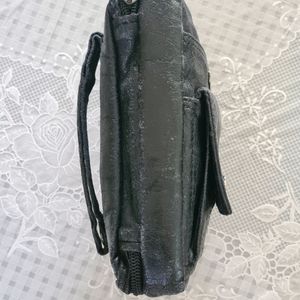 Samsonite Black Leather Pouch