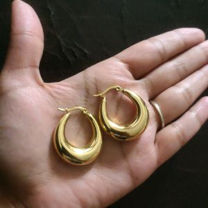 Gold Plated Alexa Lola Hoops