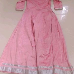 Baby Pink Anarkali Gown