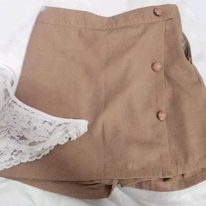 Korean Beige skort