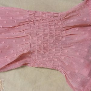 Pink Georgette Top....