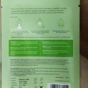 Pack Of 3 Popxo Sheetmask