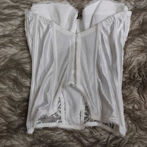 White ethereal Corset