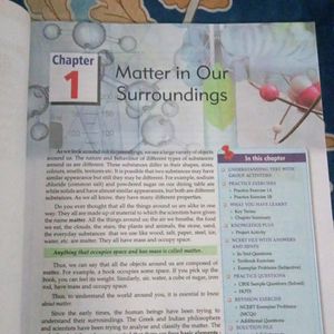 Science Chemistry Book For Class 9 Student