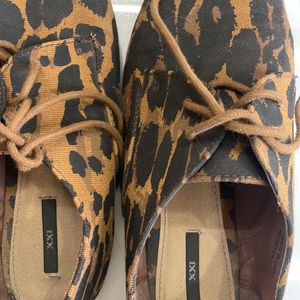 Animal Print Brogues