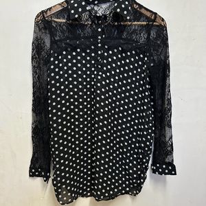 Polka Dot Stylish Top For Women