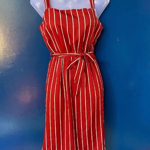 Pretty Red Striped Dress💞#dress #under500 #formal