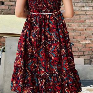 Jaipuri Printed Dress S /M