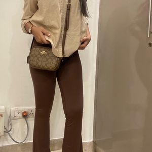 Zara New With Tag Flared Tights