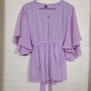 Lavender Cute Top For Women