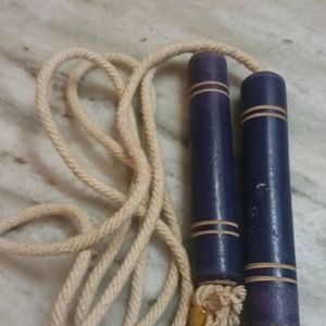 Skipping Rope With Wooden Handle