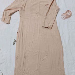 Peach Kurta Set