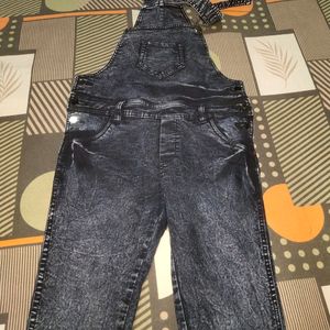 Denim Dunagree Jumpsuit Full