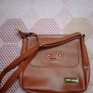 Sling Bag Tan Colour