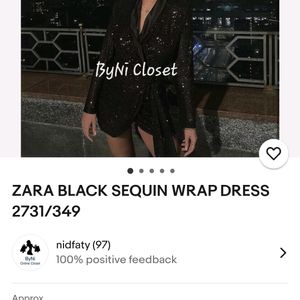 NEW Zara Sequence DRESS