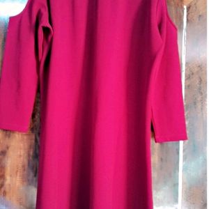 Price Drop On Sale Branded Maroon Midi Dress