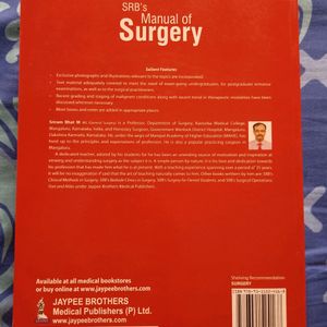 SRB Manual Of Surgery