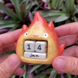 Cute Ghibli Clay Calendar