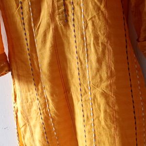 Libas Mustard Kurta