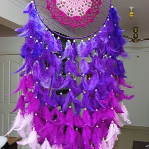 Purple Crochet DreamCatcher