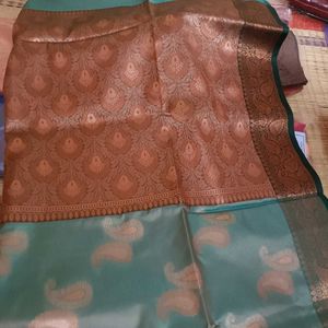 Green Colour Saree With Price Tag