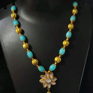 BLUE NECKLACE SET