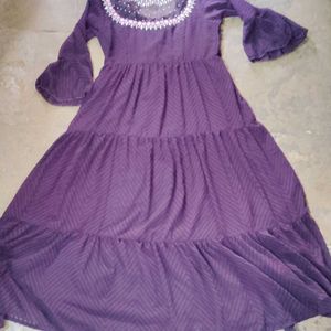 Purple Ethnic Gown