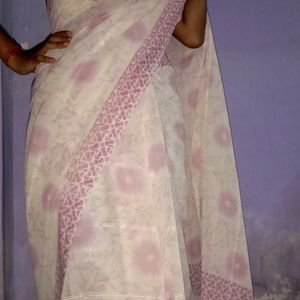 Pink Saree