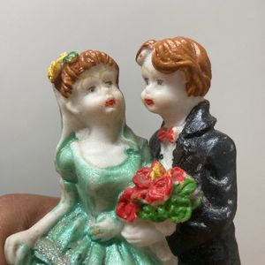 hard silicon rubber wedding couple