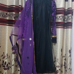 Beautifully Net Anarkali Kurta With Duptta