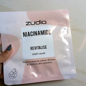 Zudio Niacinamide Sheet Mask