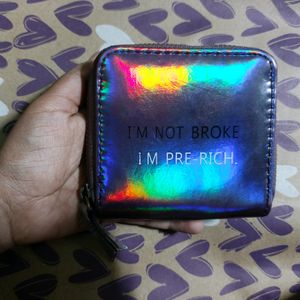 Cute Holographic Wallet