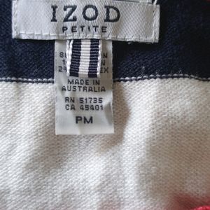 IZOD STRIPED SWEATER FOR MEN'S