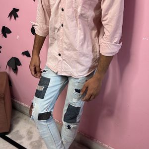 cotton shirt and denim jeans 👖 in combos