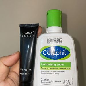 Cetaphil And Lakme Primer Combo