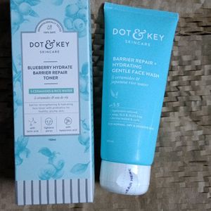 Combo Of Dot&Key Barrier Repair Face Wash & Toner