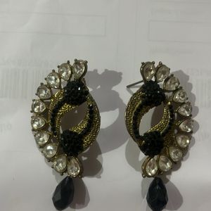 Kundan Large Size Earrings