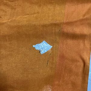 Brown Gottapatti Work Saree