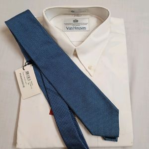 Michaelis Navy Woven Men's Tie (New)