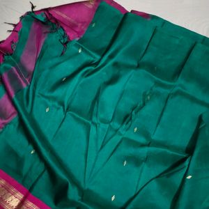 Pure Kanchi Pattu Saree 💚💖